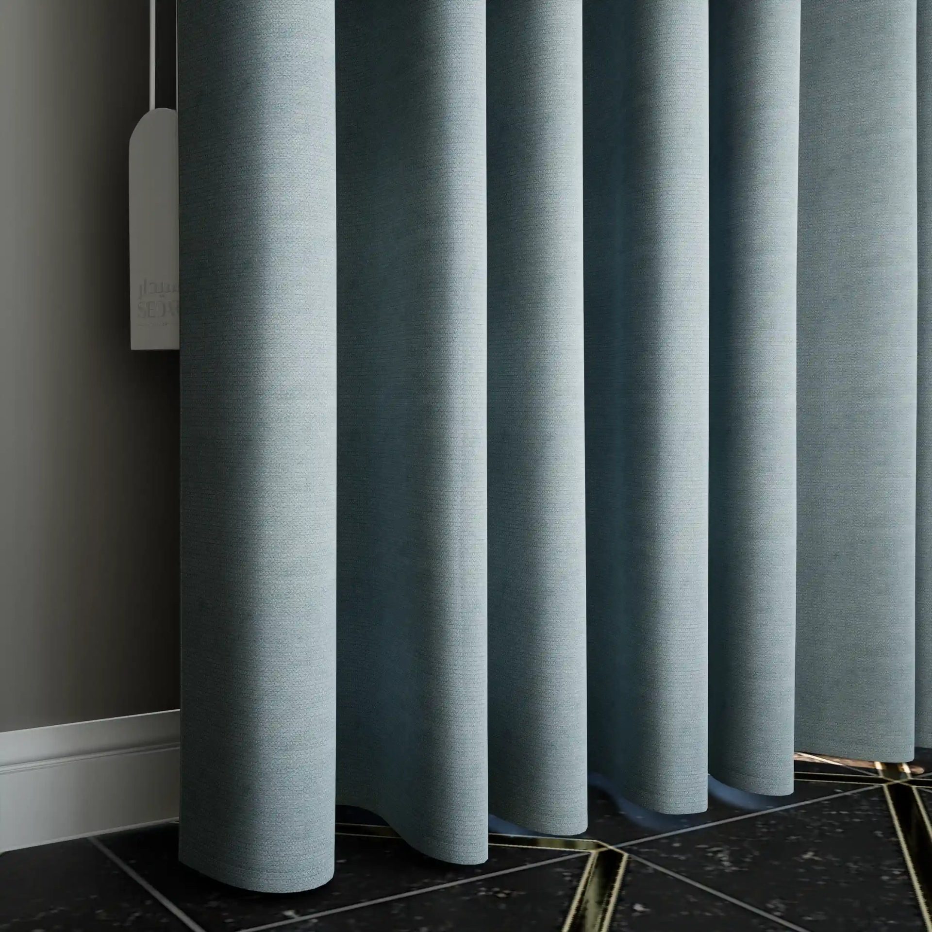 Fabric Curtain - Ripple Fold - Pink - Image 2